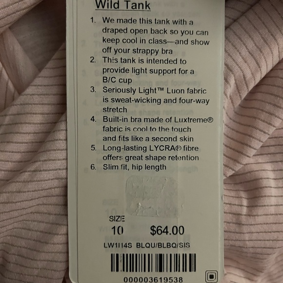 Lululemon Wild Tank - Picture 4 of 5